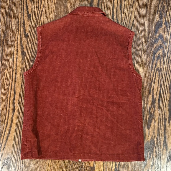 Vintage Rust Quilted Vest - Picture 5 of 7